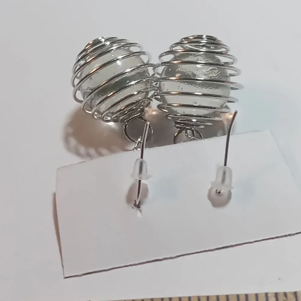 Marble earrings - Picture 3 of 4